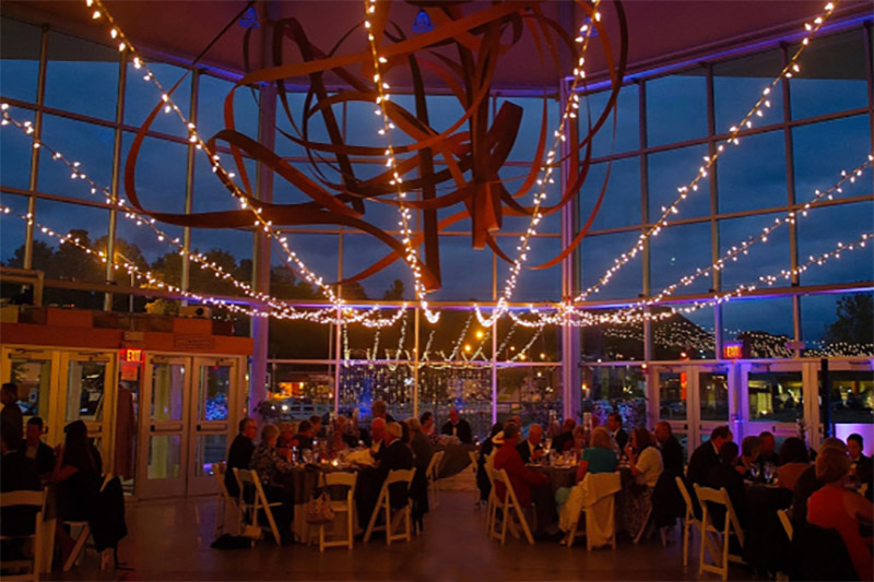 Foothills Performing Arts Center - by night