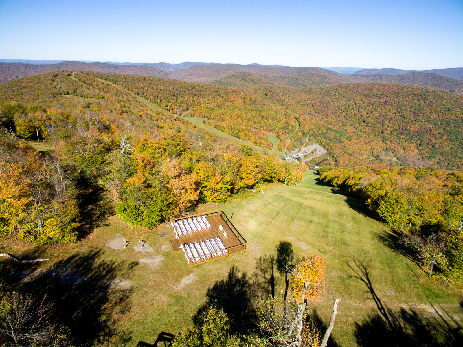 wedding at plattekill mountain view